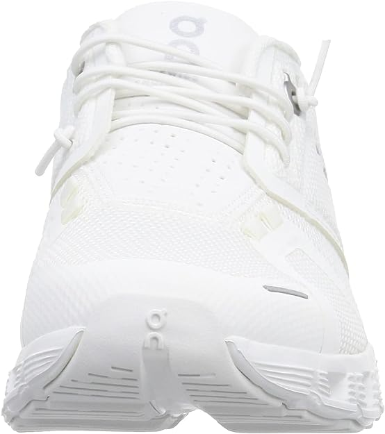 On Women's Cloud 5 Sneakers, All White, 6 Medium US